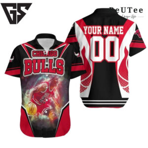 Chicago Bulls Slam Dunk Galaxy Hawaiian Shirt Chicago Bulls Slam Dunk Galaxy Hawaiian Shirt