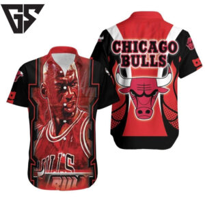 Chicago Bulls Slam Dunk Hawaiian Shirt Chicago Bulls Slam Dunk Hawaiian Shirt