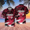 Chicago Bulls Sunset Beach Hawaiian Shirt