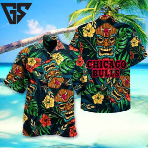 Chicago Bulls Tiki Vibes Hawaiian Shirt