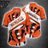 Cincinnati Bengals Bold Checker Hawaiian Shirt