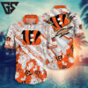 Cincinnati Bengals Cracked Tropics Hawaiian Shirt
