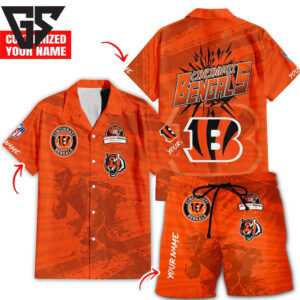 Cincinnati Bengals Custom Champion Hawaiian Shirt Cincinnati Bengals Custom Champion Hawaiian Shirt