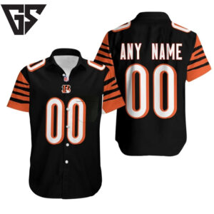 Cincinnati Bengals Custom Jersey Hawaiian Shirt