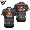 Cincinnati Bengals Festive Knit Hawaiian Shirt