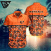 Cincinnati Bengals Floral Camo Hawaiian Shirt