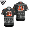 Cincinnati Bengals Holiday Knit Hawaiian Shirt