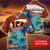 Cincinnati Bengals Island Sunset Hawaiian Shirt