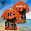 Cincinnati Bengals Retro Palms Hawaiian Shirt