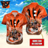Cincinnati Bengals Roaring Sunset Custom Hawaiian Shirt