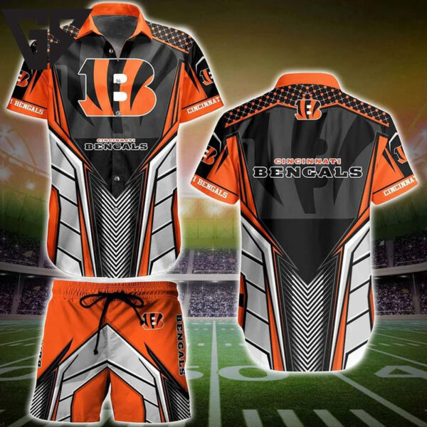 Cincinnati Bengals Stadium Striker Hawaiian Shirt