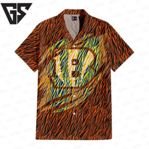 Cincinnati Bengals Tiger Fury Hawaiian Shirt Cincinnati Bengals Tiger Fury Hawaiian Shirt
