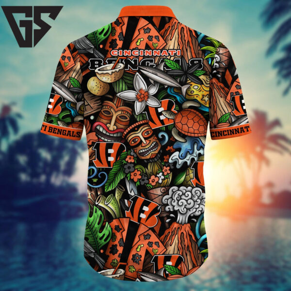 Cincinnati Bengals Tropical Adventure Hawaiian Shirt