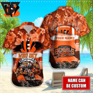 Cincinnati Bengals Who Dey Tropical Custom Hawaiian Shirt