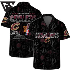 Cleveland Cavaliers Basketball Action Hawaiian Shirt