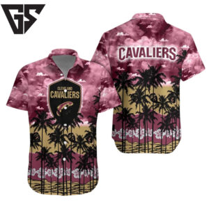 Cleveland Cavaliers Sunset Palms Hawaiian Shirt