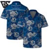 Dallas Mavericks Blue Floral Hibiscus Hawaiian Shirt