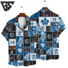 Dallas Mavericks Bold Blocks Hawaiian Shirt