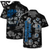 Dallas Mavericks Floral Blackout Hawaiian Shirt