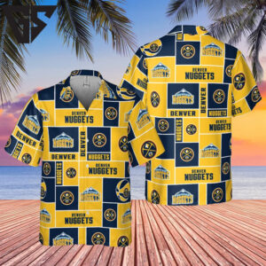 Denver Nuggets Bold Logo Hawaiian Shirt