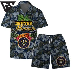 Denver Nuggets Floral Paradise Hawaiian Shirt Denver Nuggets Floral Paradise Hawaiian Shirt