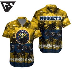 Denver Nuggets Sunset Shores Hawaiian Shirt