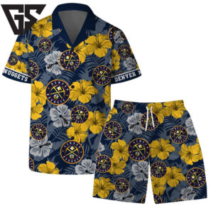 Denver Nuggets Tropical Fusion Hawaiian Shirt