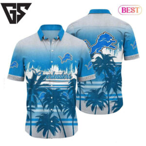 Detroit Lions Beachside Vibes Hawaiian Shirt Detroit Lions Beachside Vibes Hawaiian Shirt