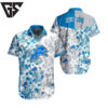 Detroit Lions Floral Flash Hawaiian Shirt