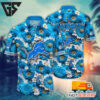 Detroit Lions Floral Power Hawaiian Shirt