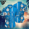 Detroit Lions Floral Stripes Hawaiian Shirt