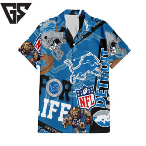 Detroit Lions For Life Hawaiian Shirt Detroit Lions For Life Hawaiian Shirt