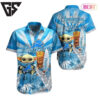 Detroit Lions Grogu Island Adventure Hawaiian Shirt