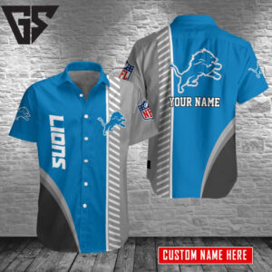 Detroit Lions Personalized Pride Hawaiian Shirt Detroit Lions Personalized Pride Hawaiian Shirt
