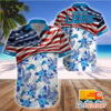 Detroit Lions Stars & Stripes Floral Hawaiian Shirt