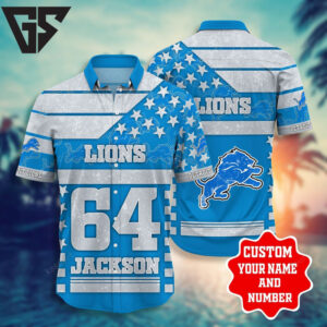 Detroit Lions Stars and Stripes Custom Shirt Detroit Lions Stars and Stripes Custom Shirt