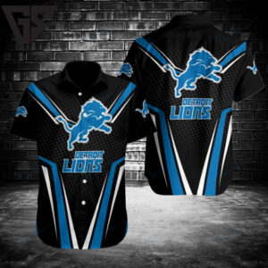 Detroit Lions V-Force Hawaiian Shirt Detroit Lions V-Force Hawaiian Shirt