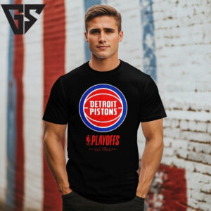 Detroit Pistons 2025 Nba Playoffs National Basketball Association Alley Oop T-Shirt Detroit Pistons 2025 Nba Playoffs National Basketball Association Alley Oop T-Shirt