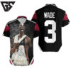Dwyane Wade 3 Miami Heat Strong Warrior Legend Hawaiian Shirt