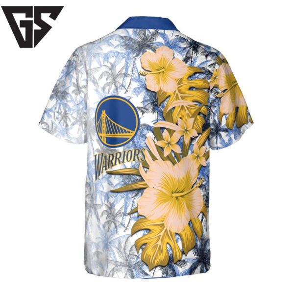 Golden State Warriors Hibiscus Bliss Hawaiian Shirt