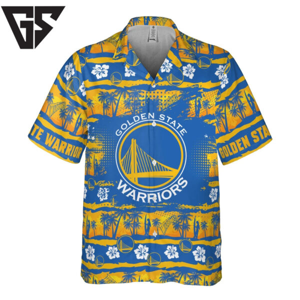 Golden State Warriors Island Breeze Hawaiian Shirt