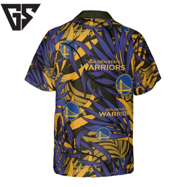 Golden State Warriors Jungle Wave Hawaiian Shirt
