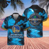 Golden State Warriors Ocean Night Hawaiian Shirt