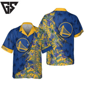 Golden State Warriors Paradise Bloom Hawaiian Shirt Golden State Warriors Paradise Bloom Hawaiian Shirt