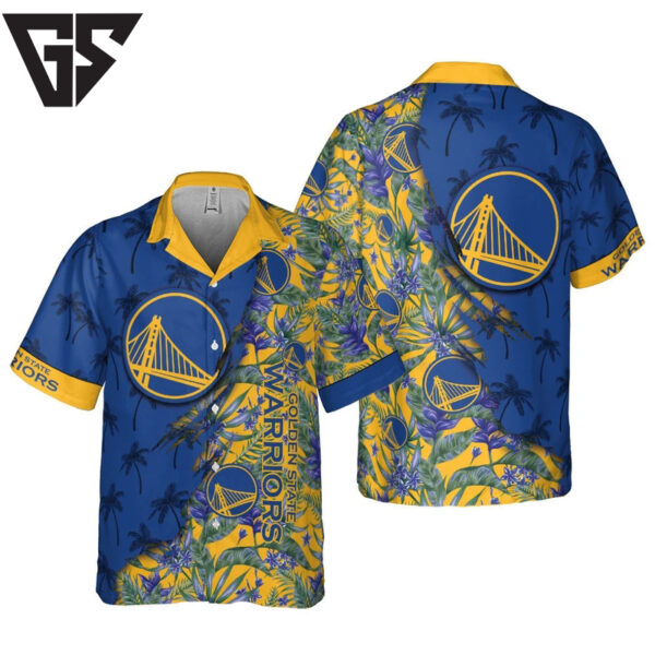 Golden State Warriors Paradise Bloom Hawaiian Shirt