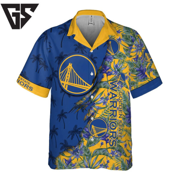 Golden State Warriors Paradise Bloom Hawaiian Shirt