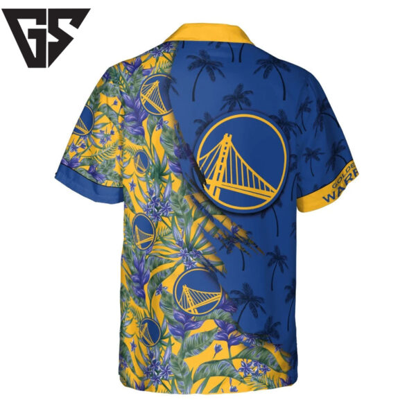 Golden State Warriors Paradise Bloom Hawaiian Shirt