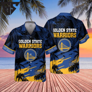 Golden State Warriors Sunset Flight Hawaiian Shirt Golden State Warriors Sunset Flight Hawaiian Shirt