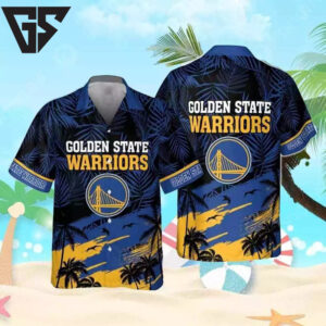 Golden State Warriors Tropical Nightfall Hawaiian Shirt Golden State Warriors Tropical Nightfall Hawaiian Shirt