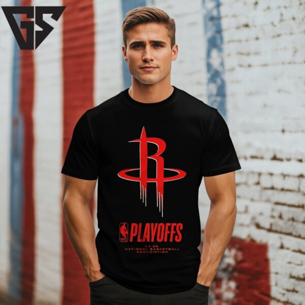 Houston Rockets 2025 Nba Playoffs National Basketball Association Logo T-Shirt